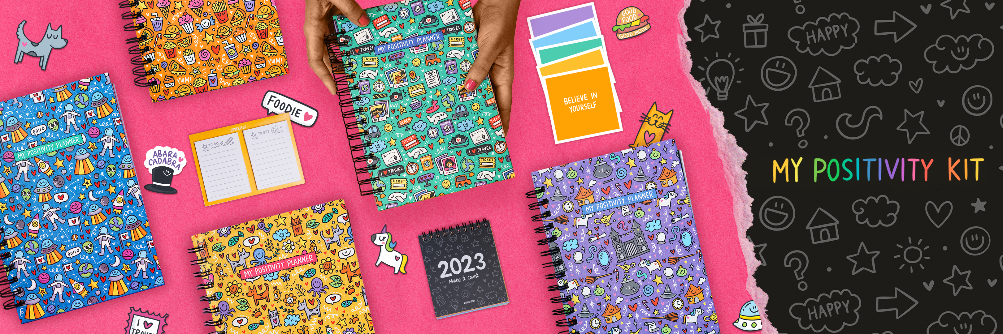 5 Products in The Positivity Kit