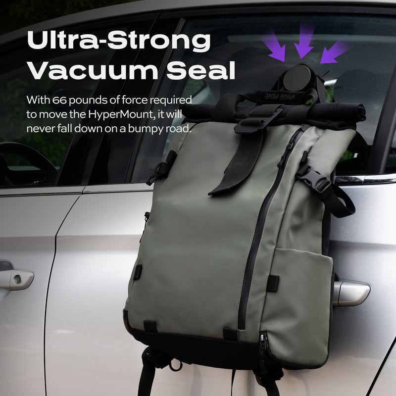 Statik ® HyperMount MagSafe Suction Car Phone Mount (Vacuum Base) for iOS & Android