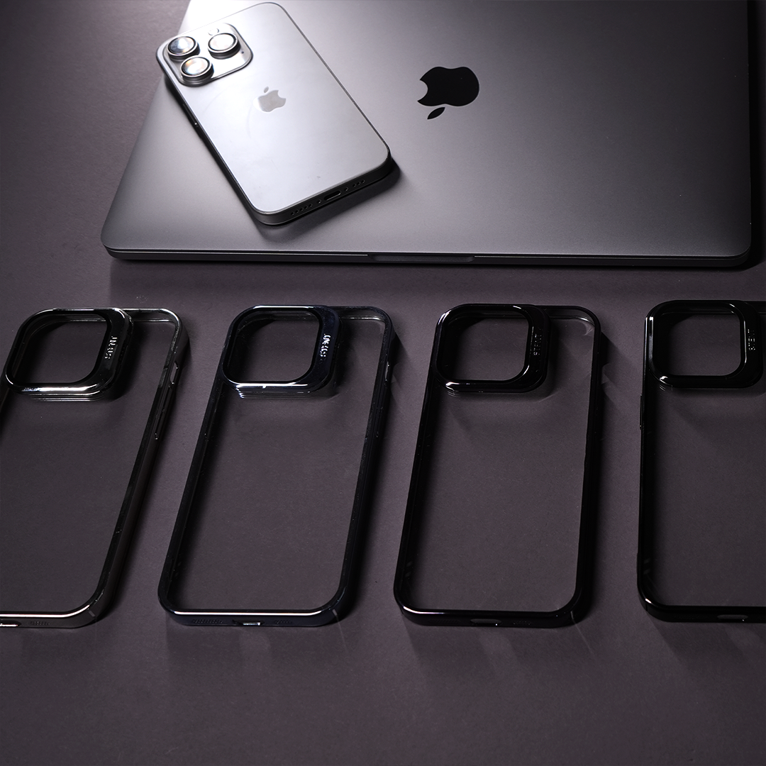 Stent Metal Kickstand Crystal Clear Case