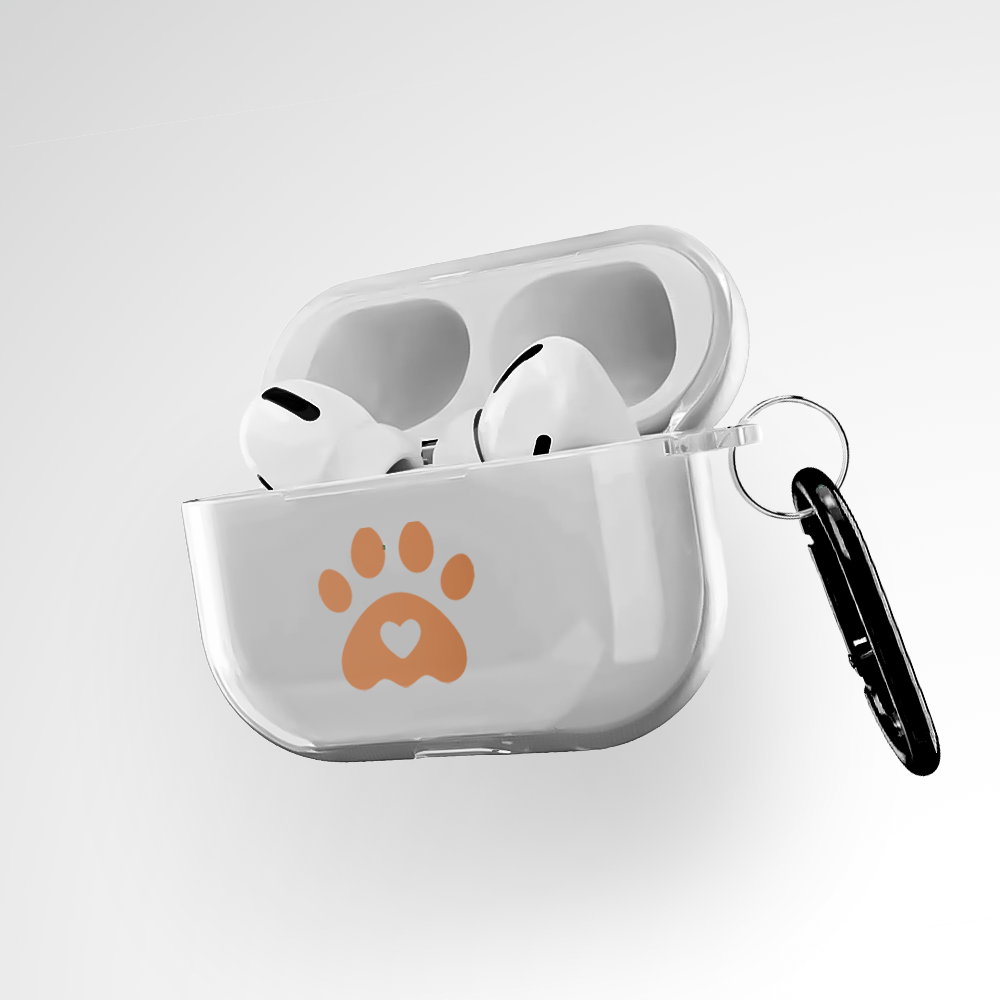 Puppy Paw Clear Airpods Pro Case Covers