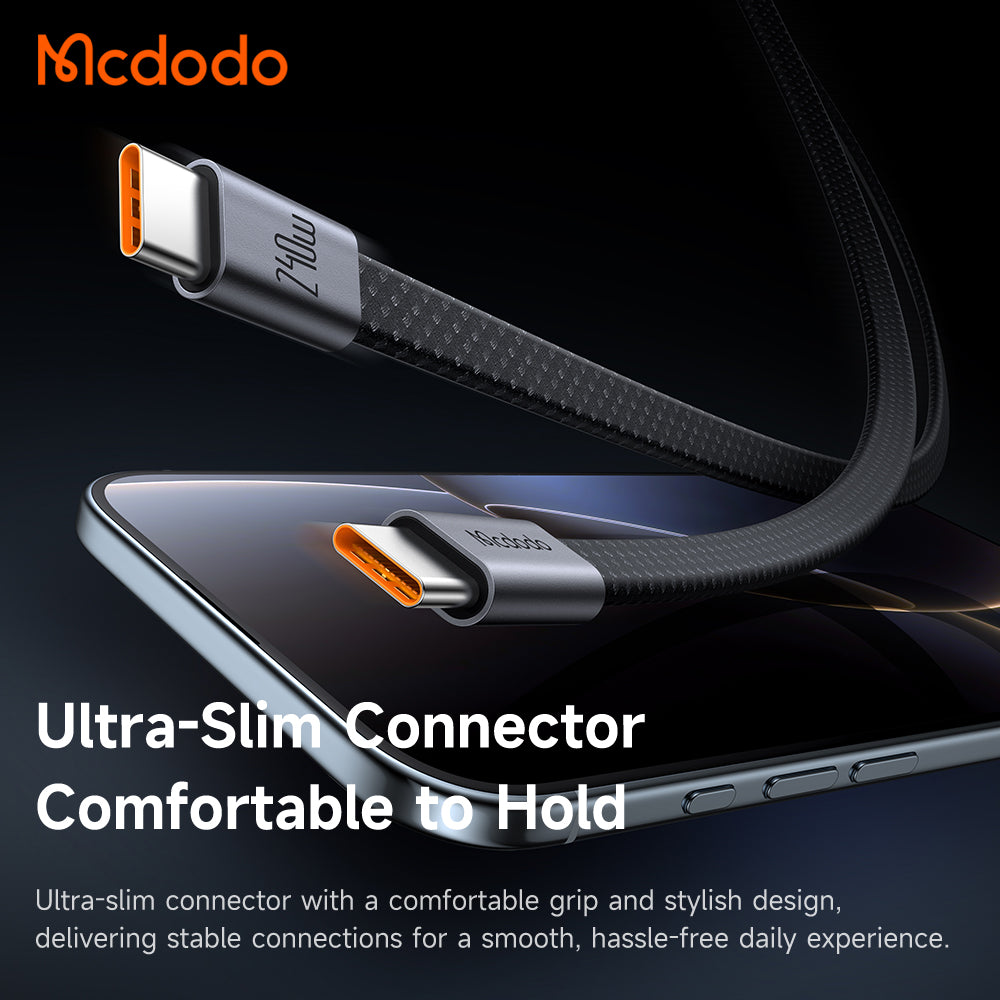 Mcdodo 240W USB-C to USB-C Magnetic Self-Winding Cable 1M