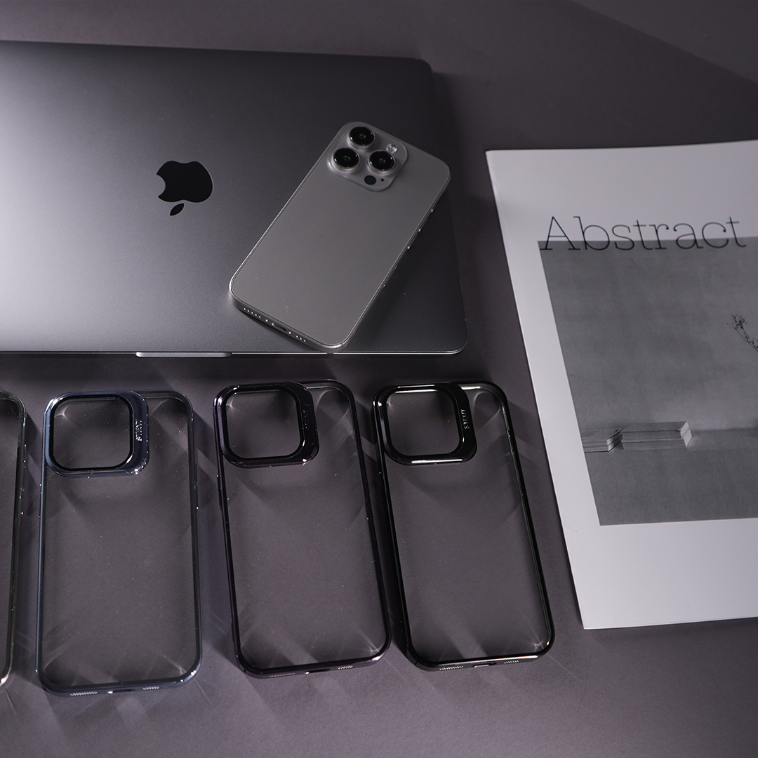 Stent Metal Kickstand Crystal Clear Case