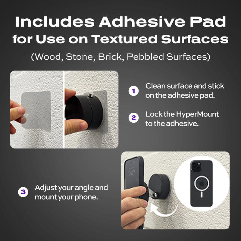 Statik ® HyperMount MagSafe Suction Car Phone Mount (Vacuum Base) for iOS & Android