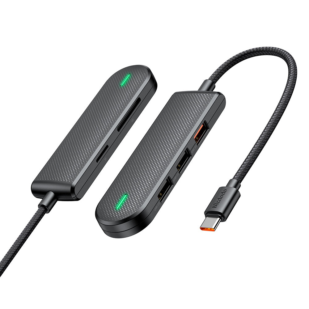 Mcdodo 5 in 1 HUB (USB2.0*2,USB3.0*1,SD/TF Card Slot*1)