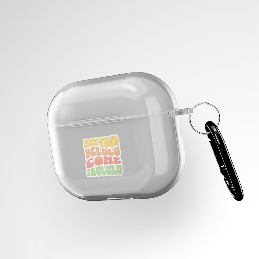 Delulu Clear Airpods Pro 2 Case Covers