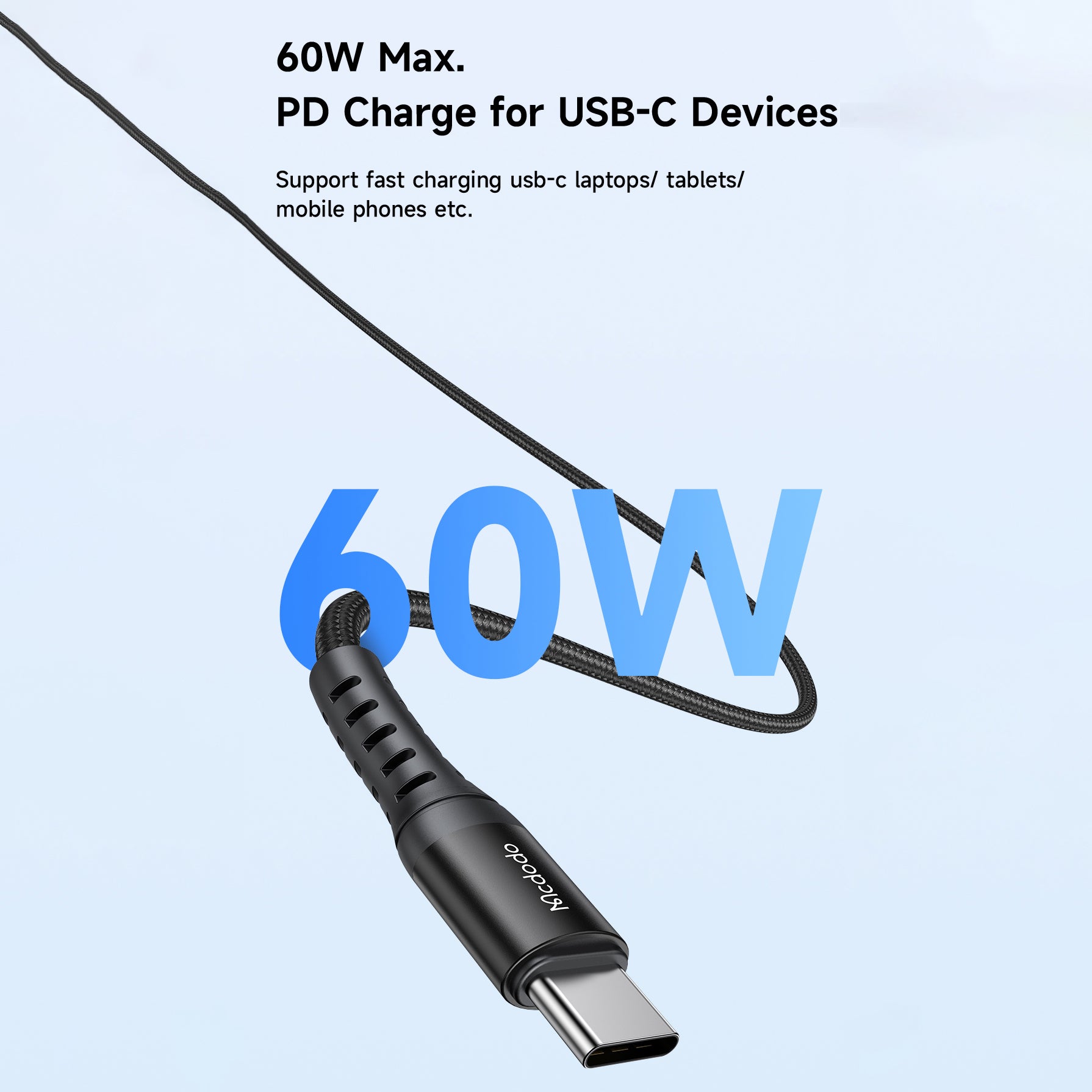 Mcdodo USB-C to USB-C 60W Data Cable 1m