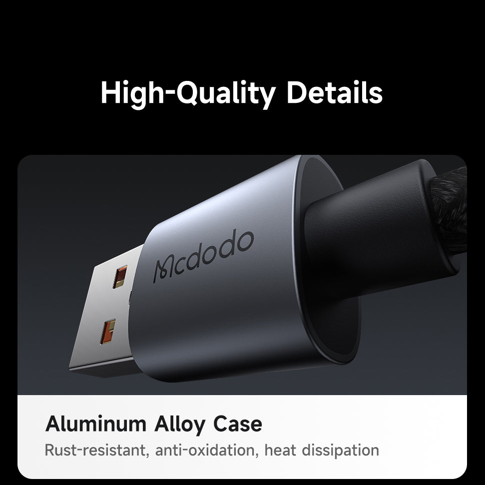 Mcdodo Lightning Transparent Cable with Charging Light 1.2m