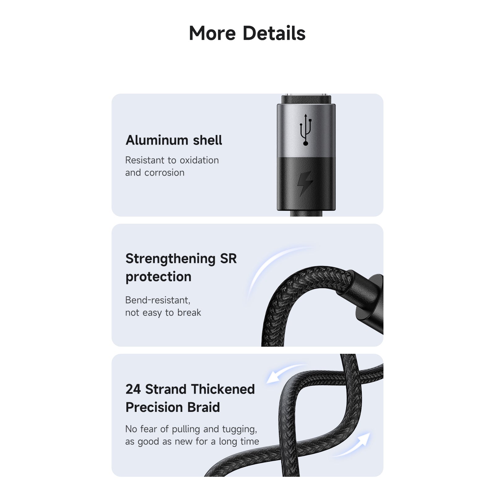 Mcdodo 2 in 1 100W USB-C to Dual USB-C Cable with LED 1.5m