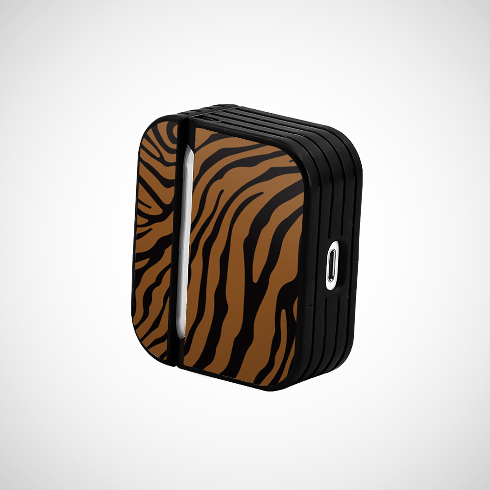 Tiger Print Glass Airpods Pro Case Covers