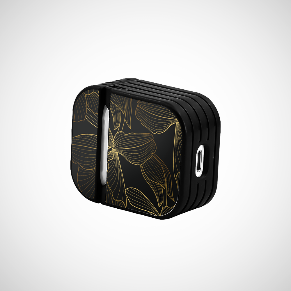 Gold dust Glass Airpods 1st Gen Case Covers