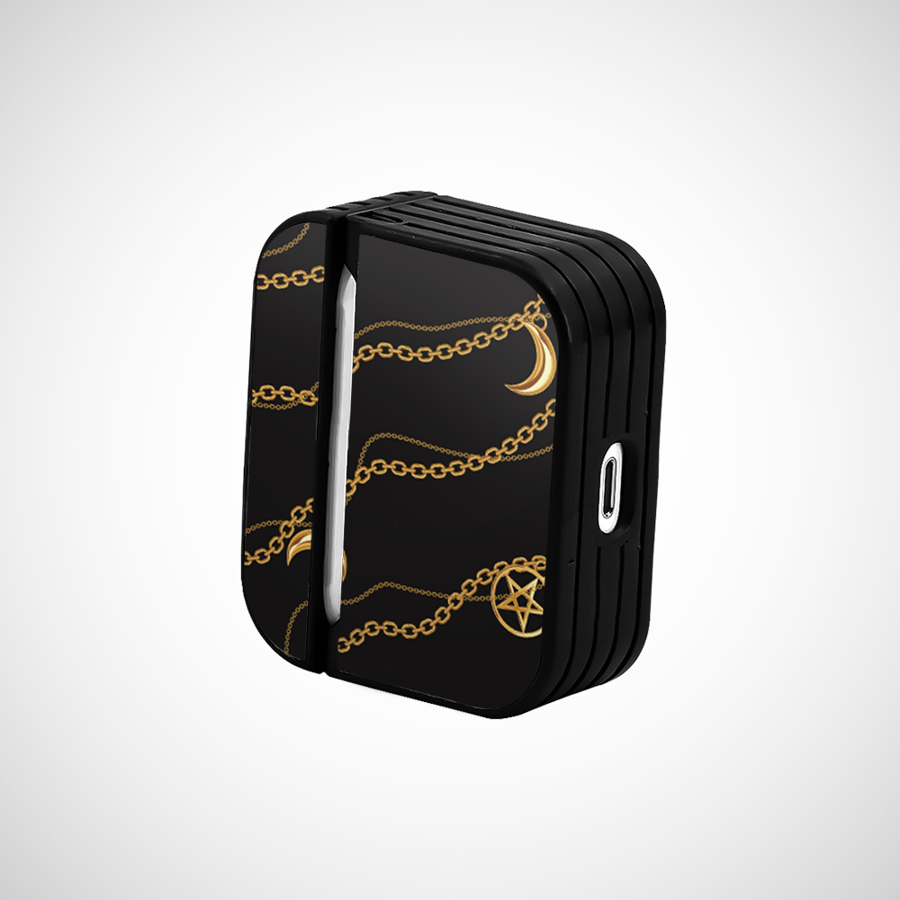 Stars and Moons Glass Airpods Pro Case Covers