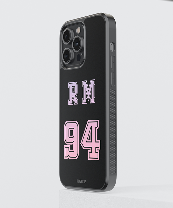 RM Jersey Number Glass Case