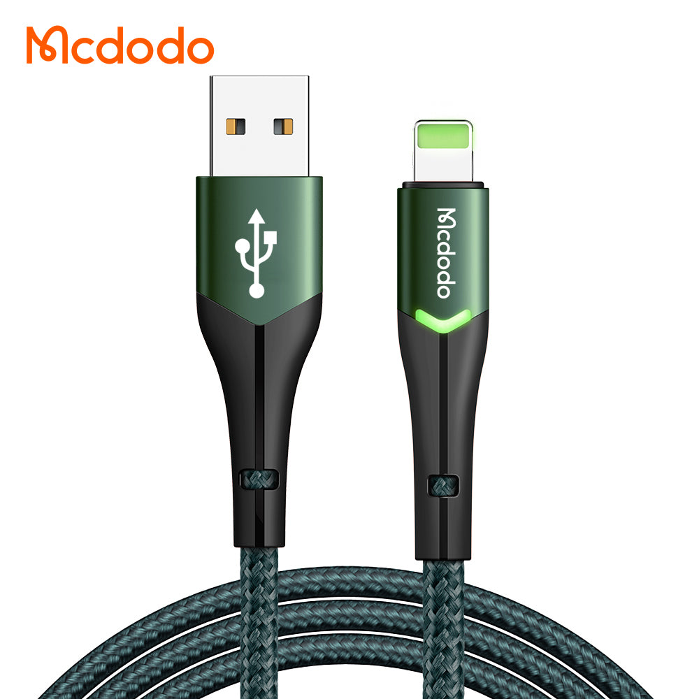 Mcdodo Lightning Data Cable with Switching LED 1.2m
