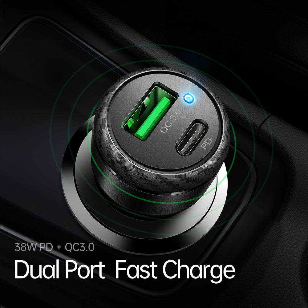 Mcdodo 38W 1C+1A PD Fast Car Charger
