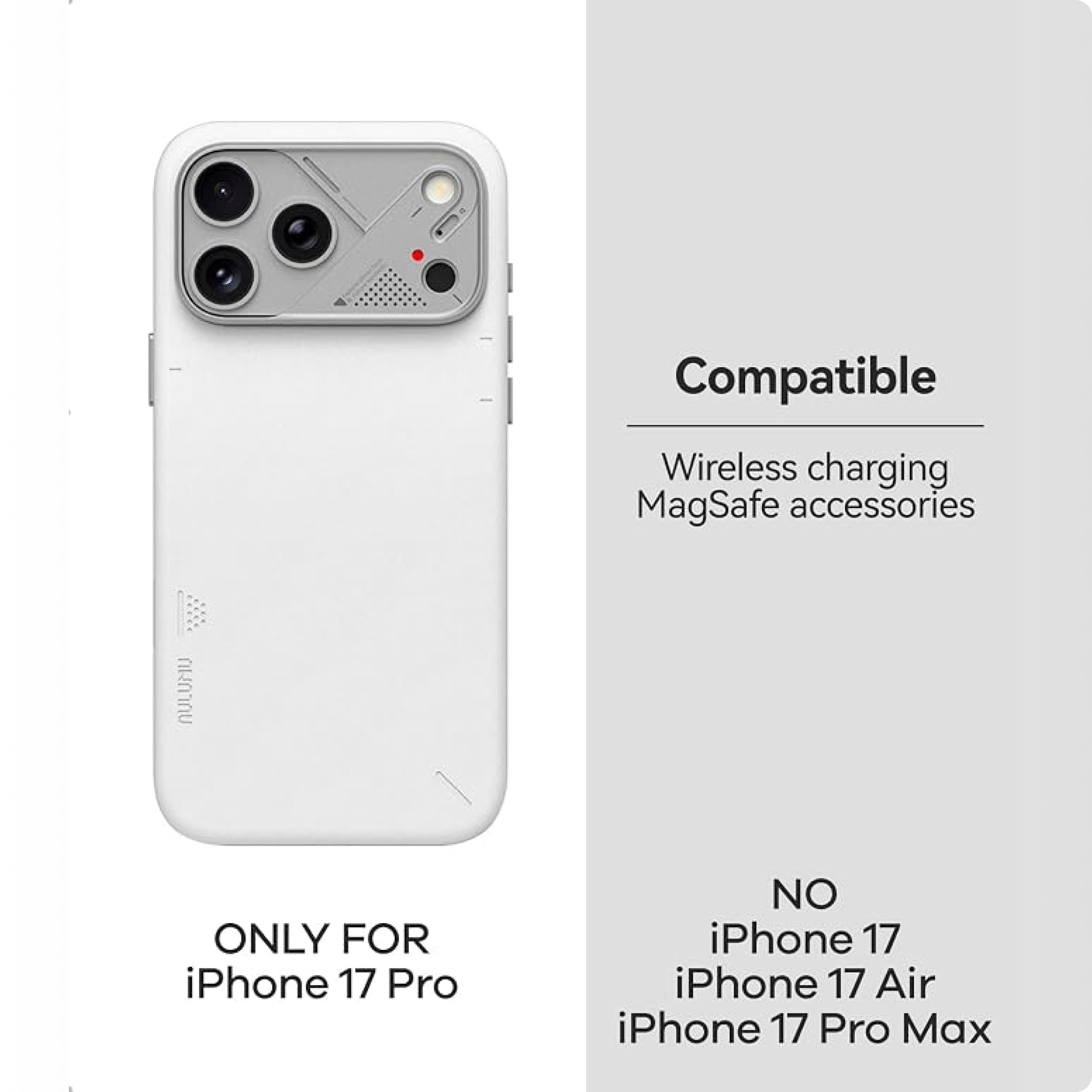 Aulumu A17 Vegan Leather Case for iPhone 17 Pro | MagSafe
