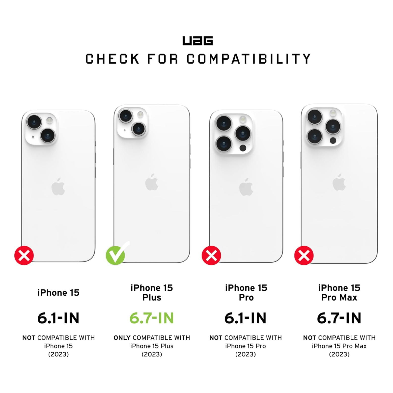 UAG Urban Armor Gear Pathfinder iPhone 15 Plus Case