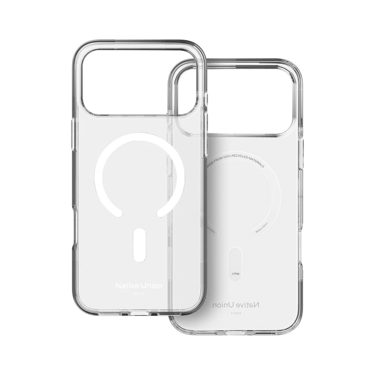 Native Union (Re) Clear Case for iPhone 18 Pro Max The transparent recycled iPhone case with built-in magnets