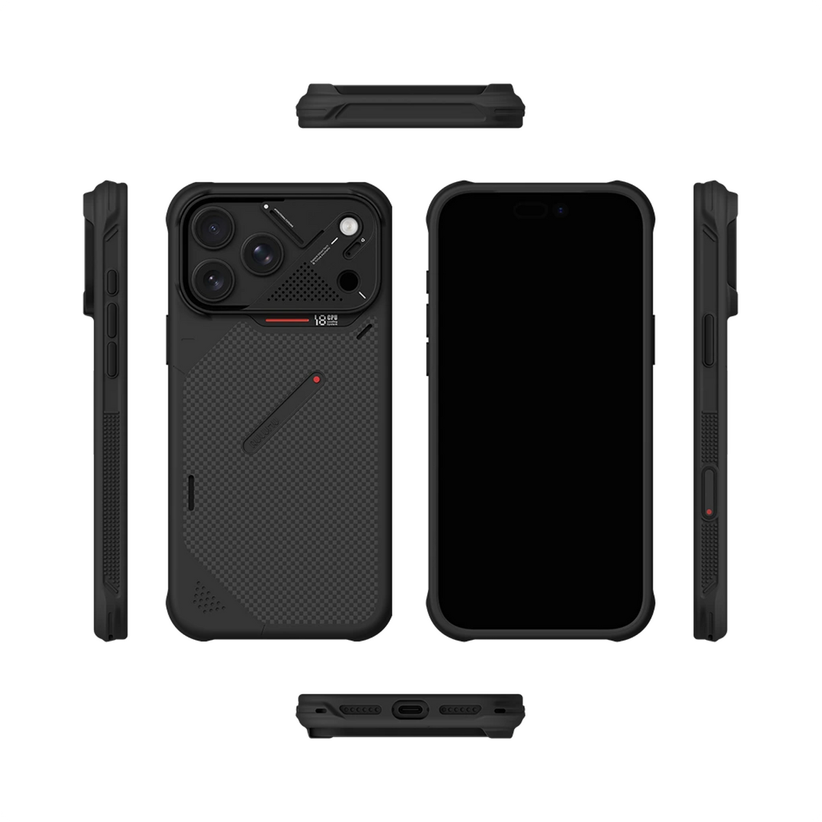 Aulumu A18 Armor Shockproof Aramid Fiber Case for iPhone 18 Pro Max