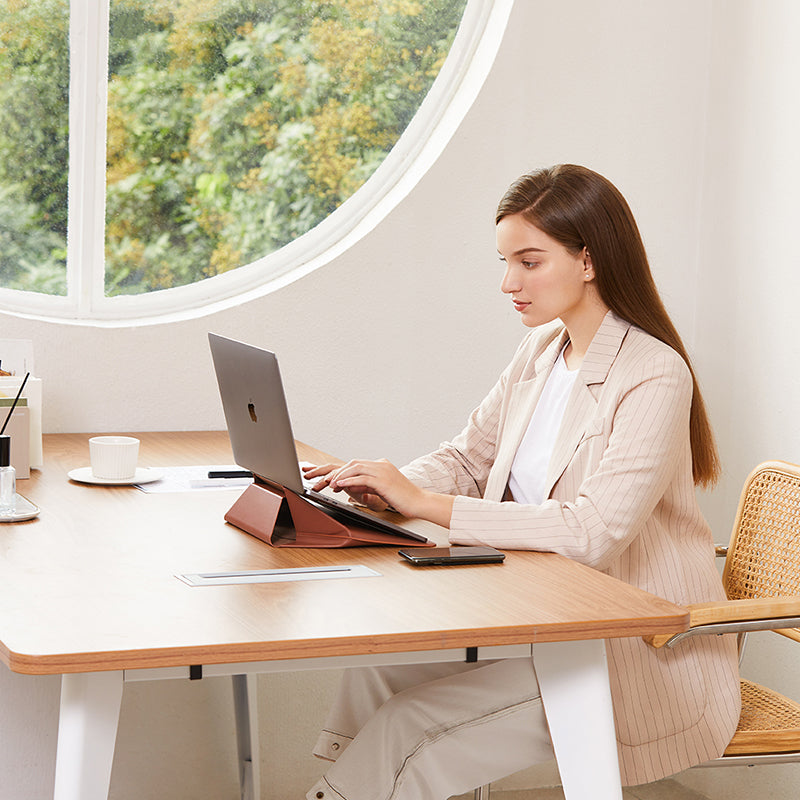 MOFT Ultra-Slim Laptop carry Sleeve: Elevate Your MacBook Experience with Expandable Storage, Adjustable Angles Compatible From -13.3 - 16 inch