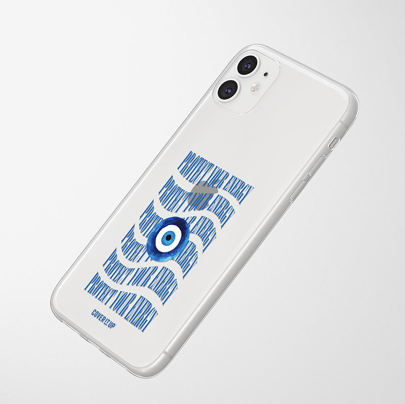 Evil Eye Clear Silicone Case