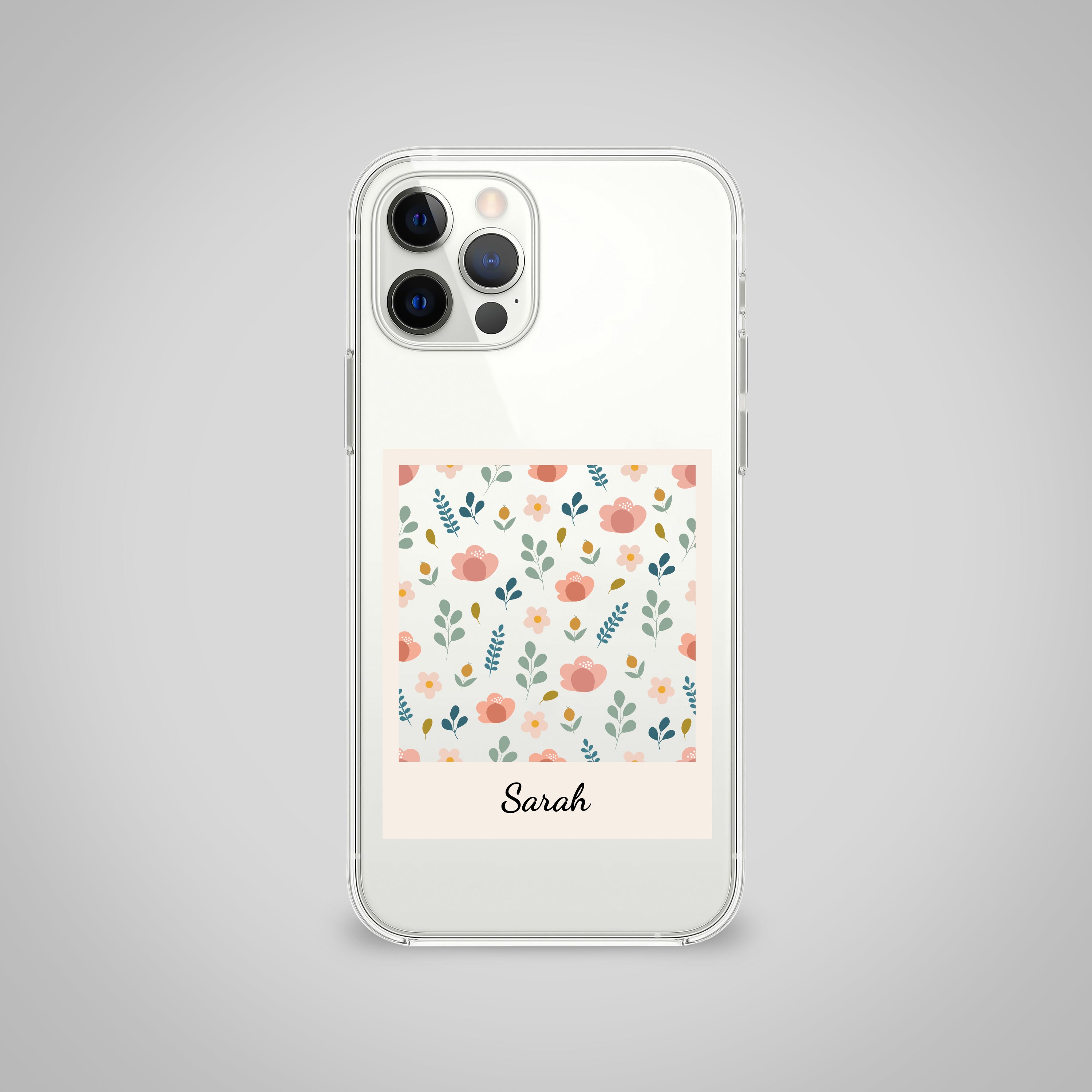 Custom Garden Flowroid Clear Silicone Case