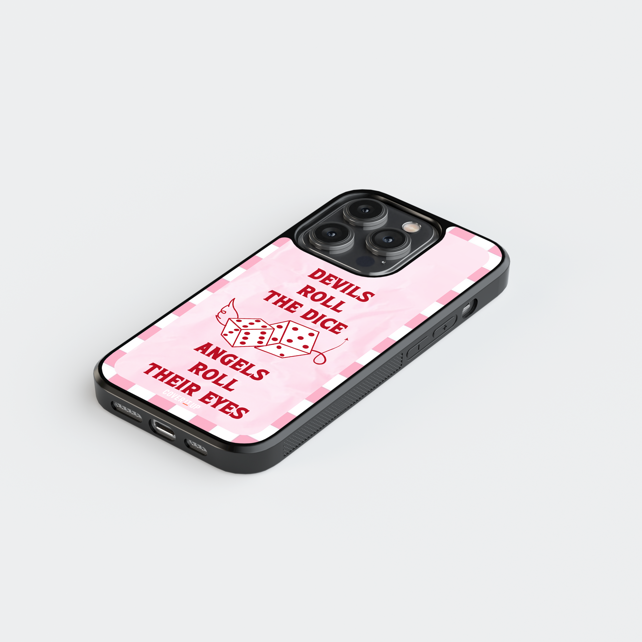 Devils Roll The Dice Glass Case