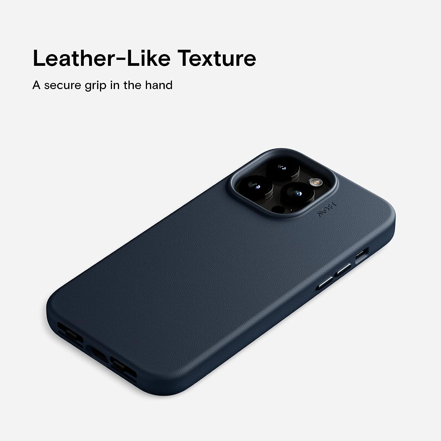 MOFT MagSafe Case for iPhone 14 Pro, Vegan Leather Snap Phone Case Compatible with MagSafe, Scratch and Dirt Resistant