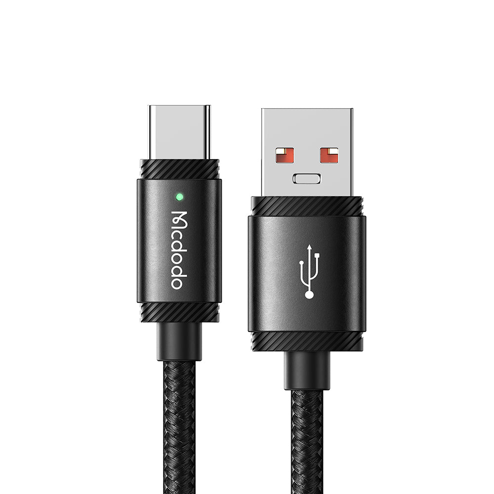 Mcdodo 120W USB-A to Type-C Data Cable with LED 1.5m