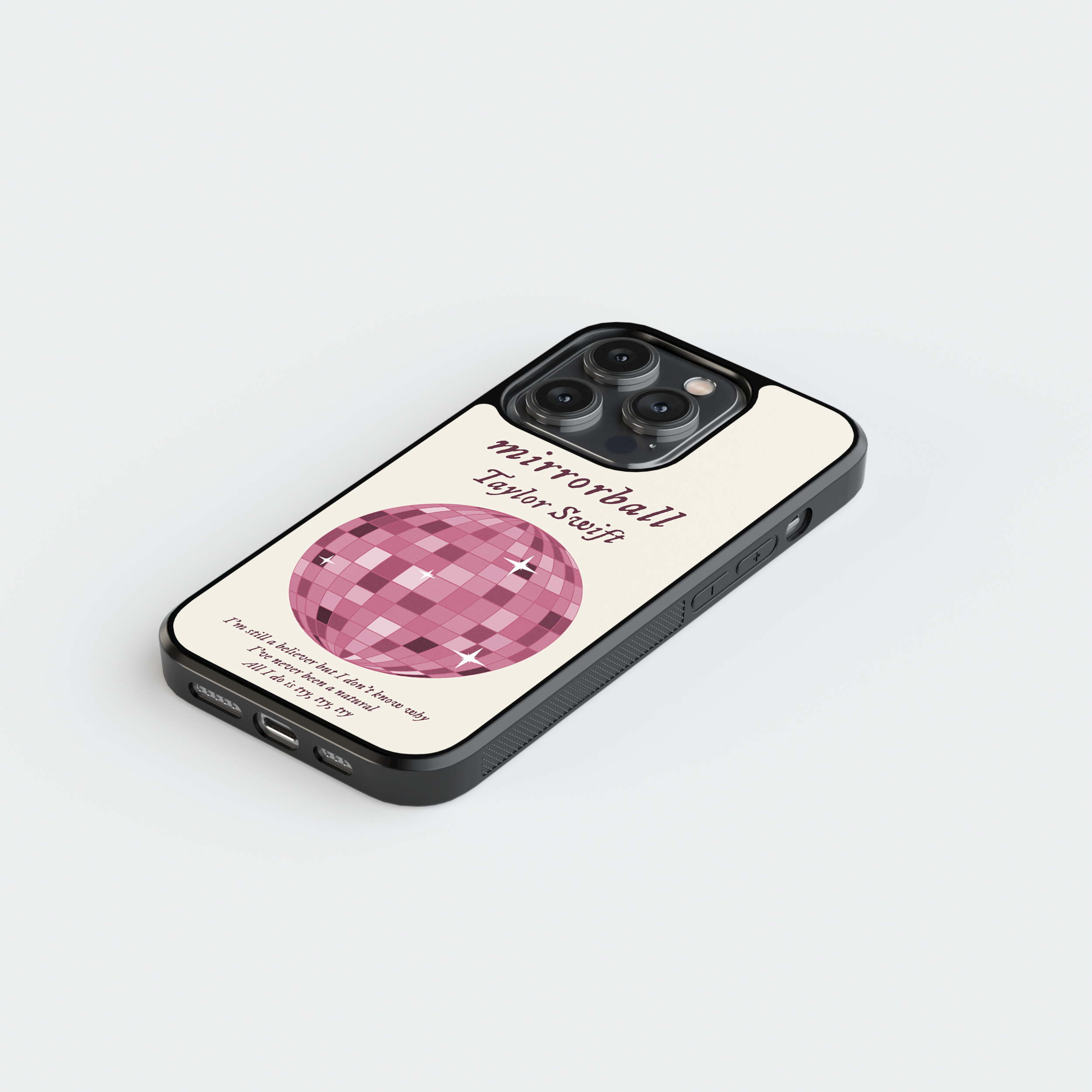 Mirrorball Glass Case