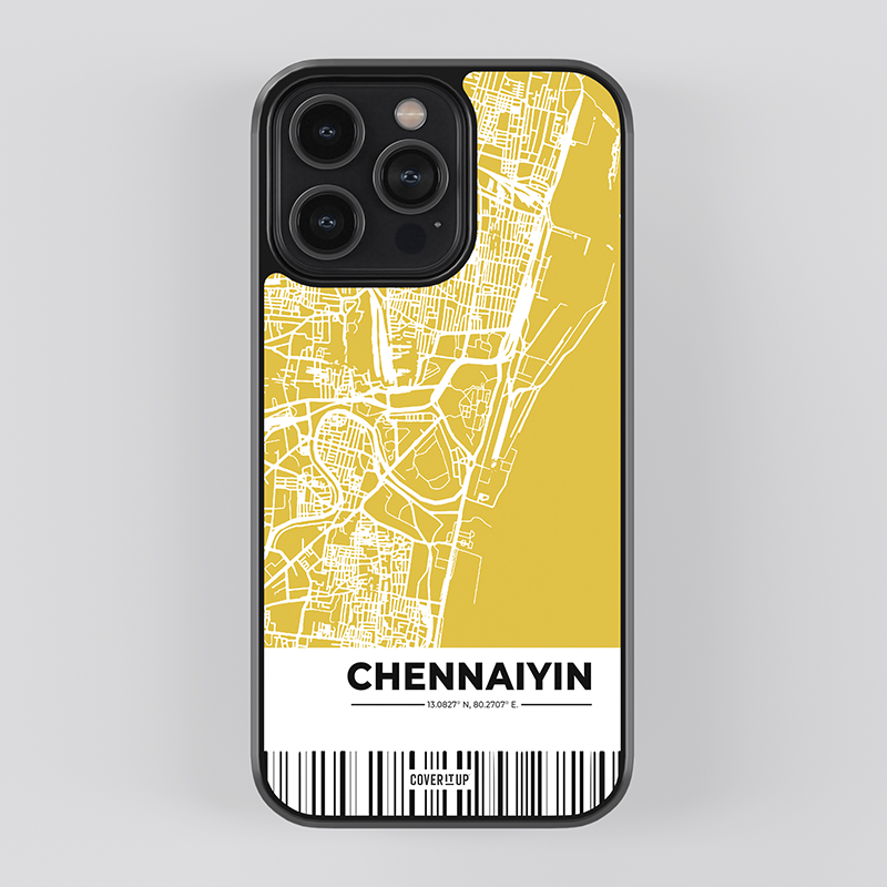 Custom My City Chennai  Glass Case