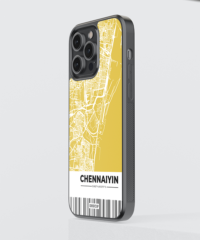 Custom My City Chennai Glass Case
