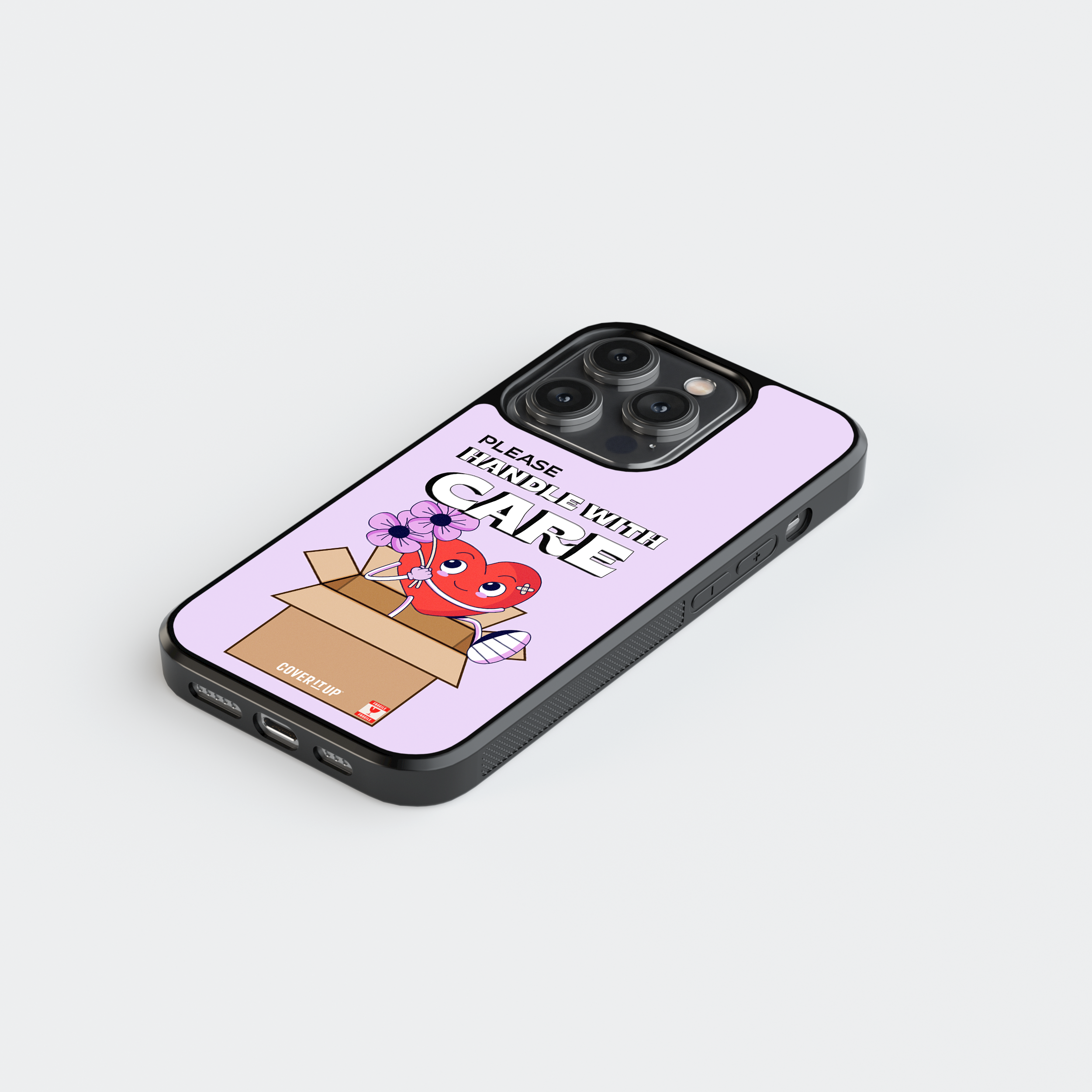 Please Handle With Care Glass Case