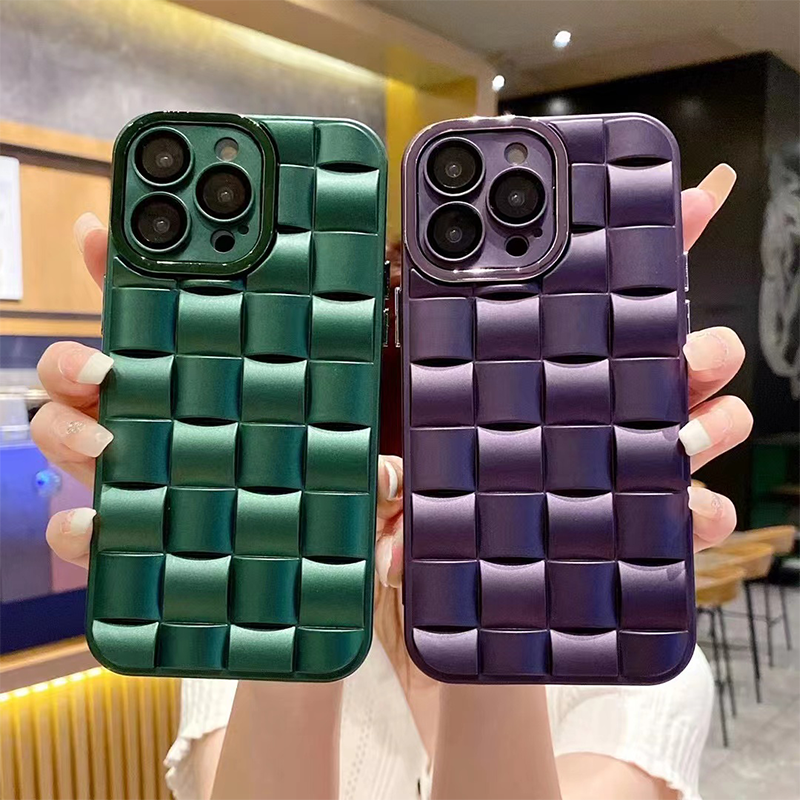 3D Checks Pattern Grid Case