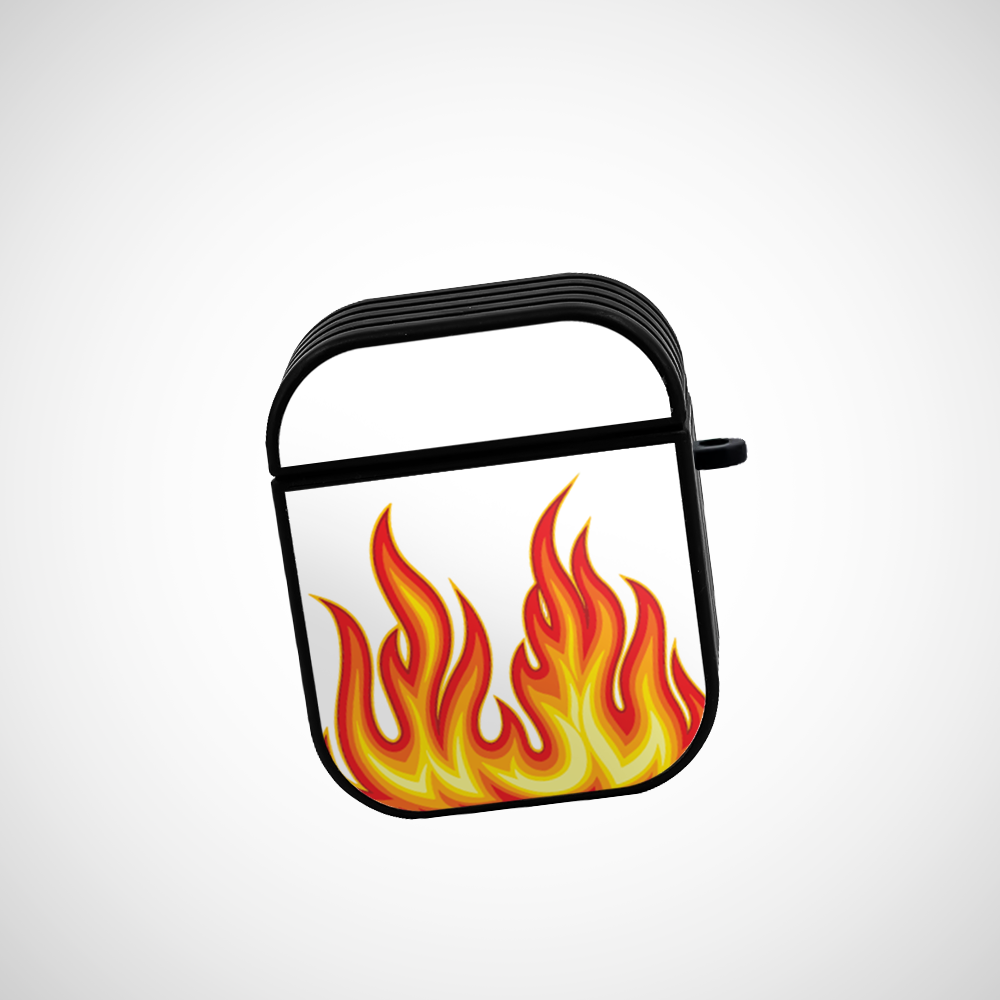 Flames Glass Airpods 1st Gen Case Covers