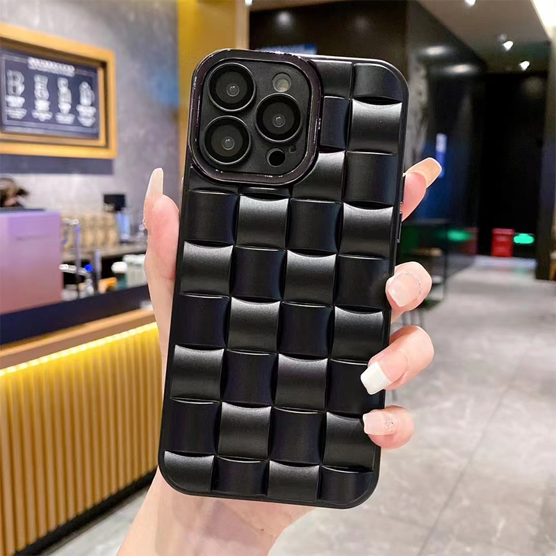 3D Checks Pattern Grid Case