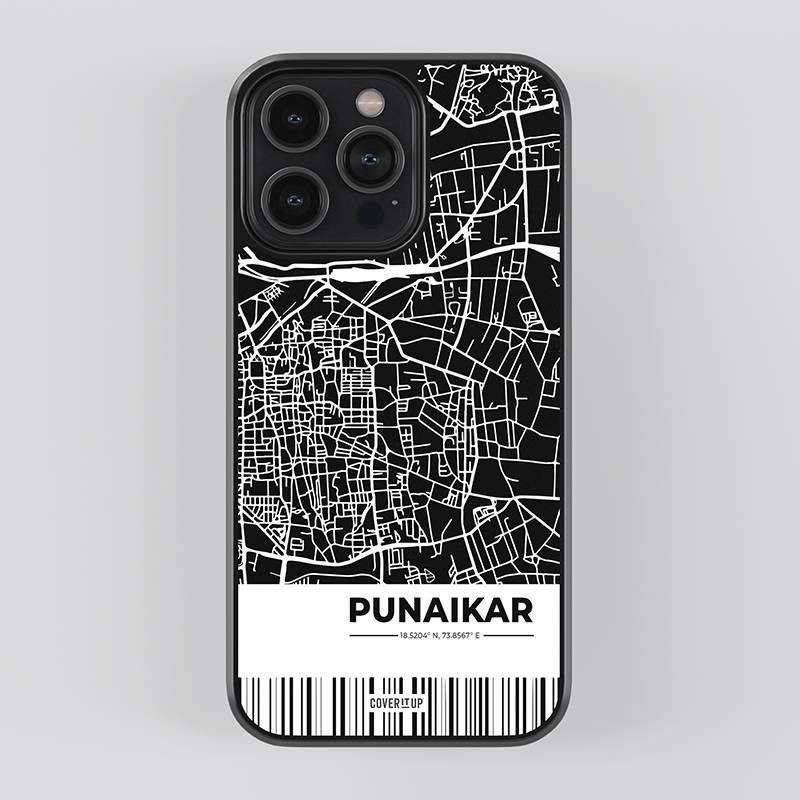 Custom My City Pune Glass Case