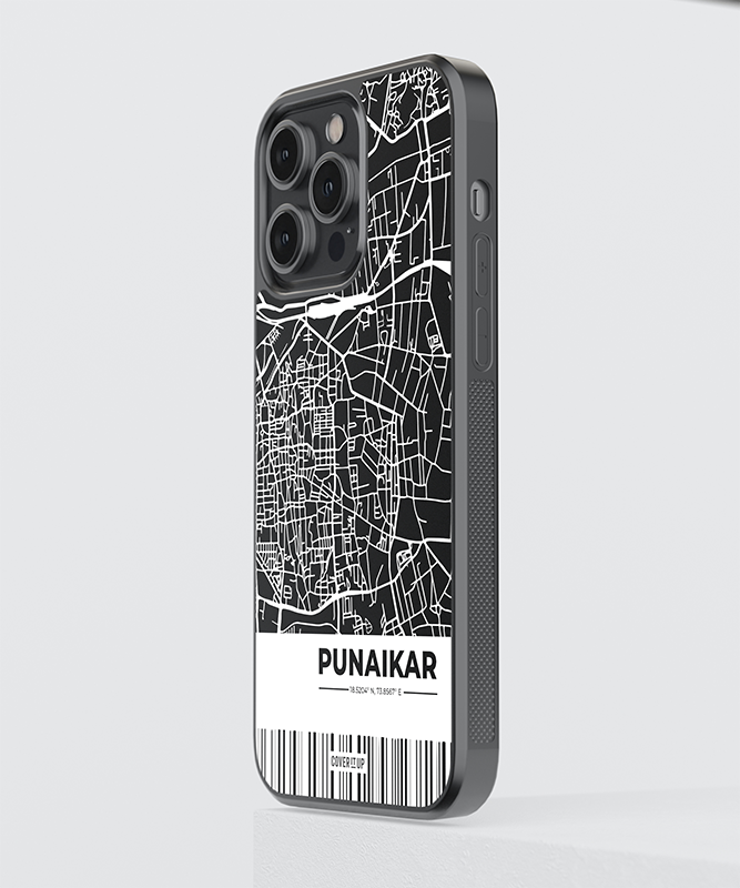 Custom My City Pune Glass Case