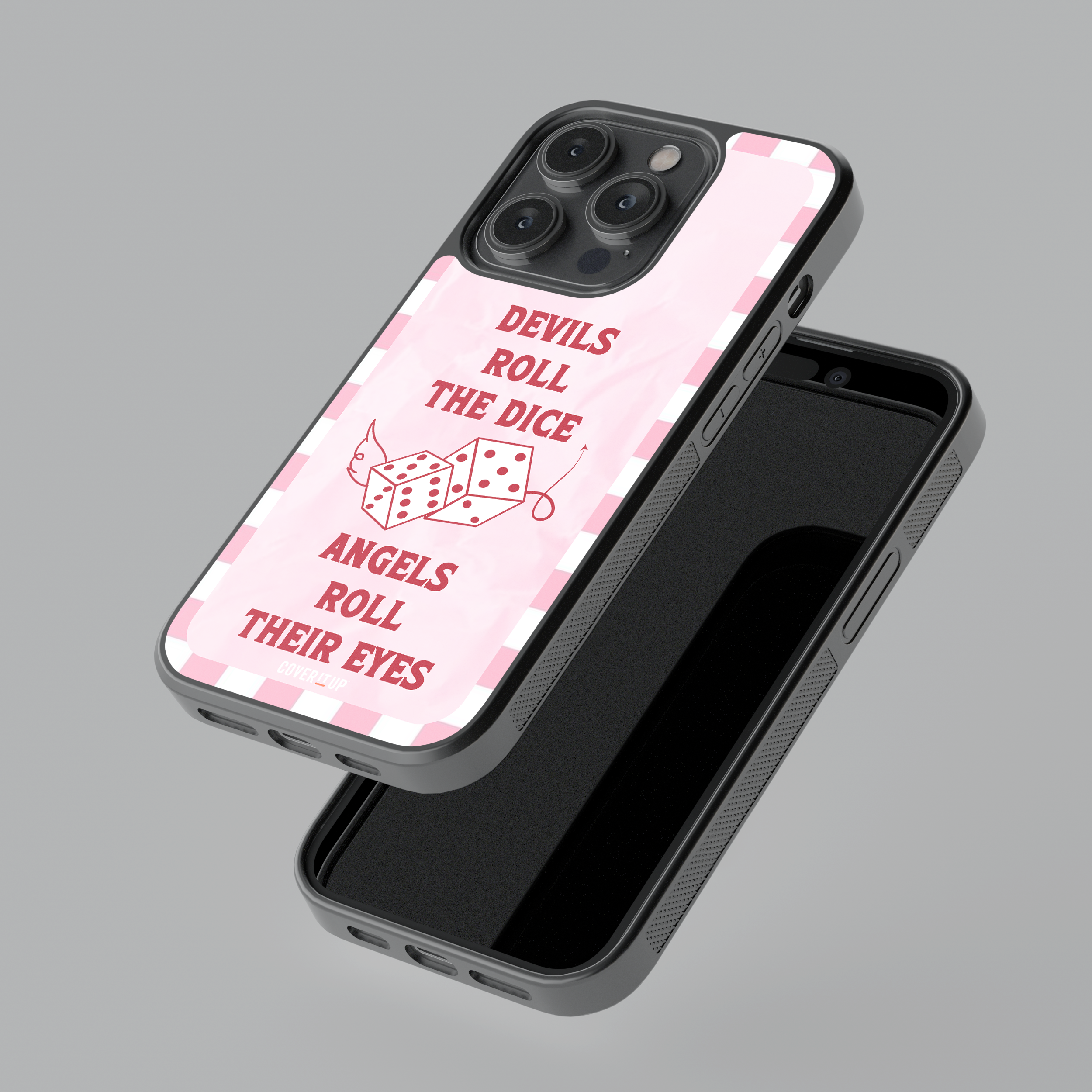 Devils Roll The Dice Glass Case