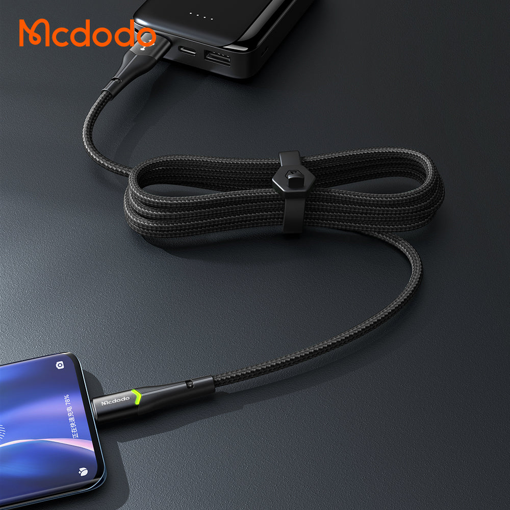 Mcdodo Type-C Data Cable with Switching LED 1m