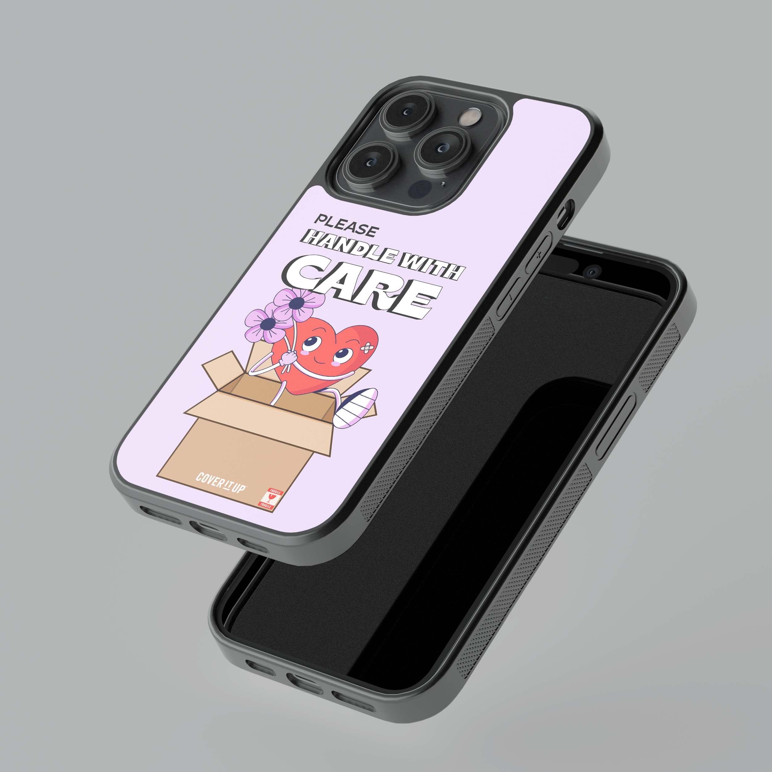 Please Handle With Care Glass Case