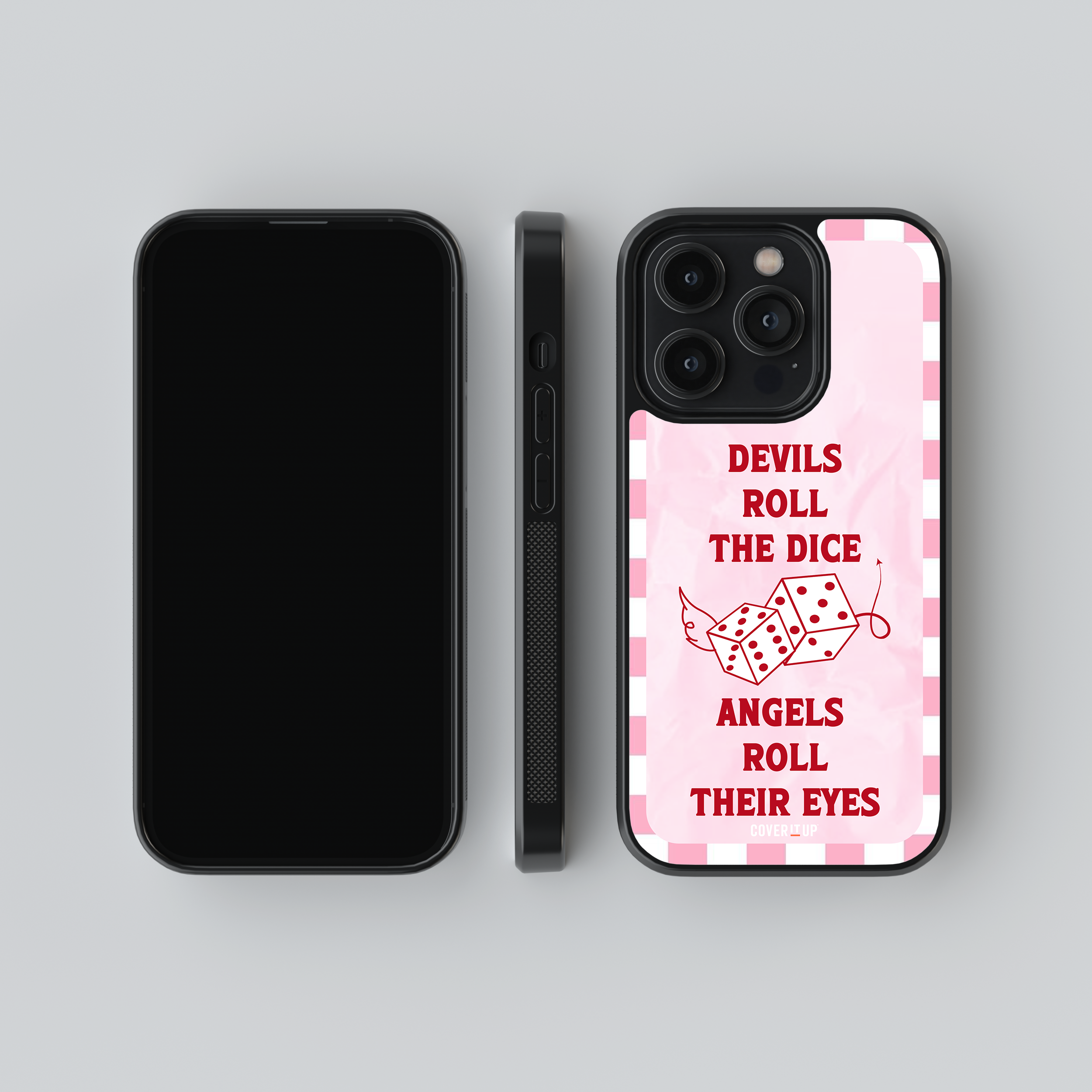 Devils Roll The Dice Glass Case