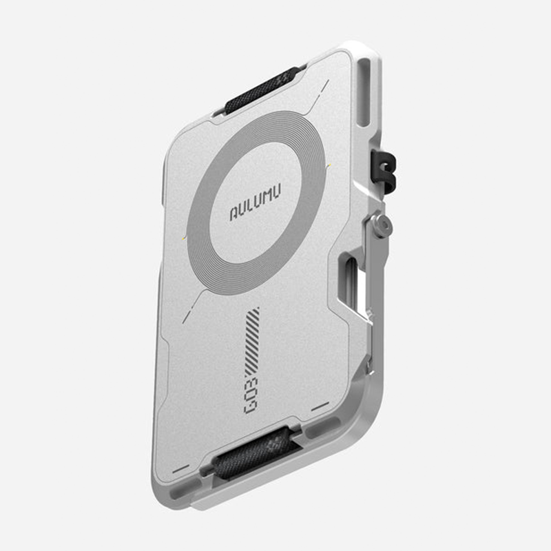 Aulumu G03 Multi-Tool Magnetic Metal Wallet | Genuine Leather Cover | MagSafe