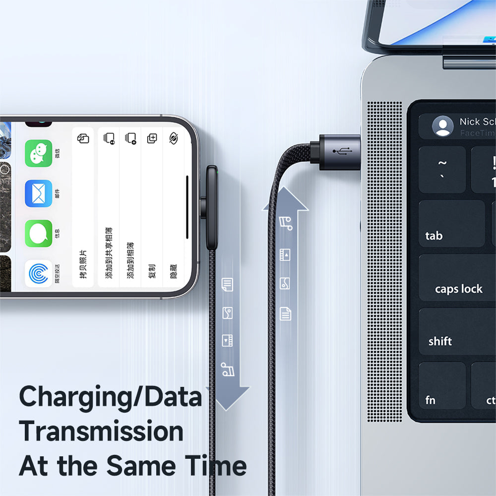 Mcdodo 90 Degree Lightning Data Cable 1.2m