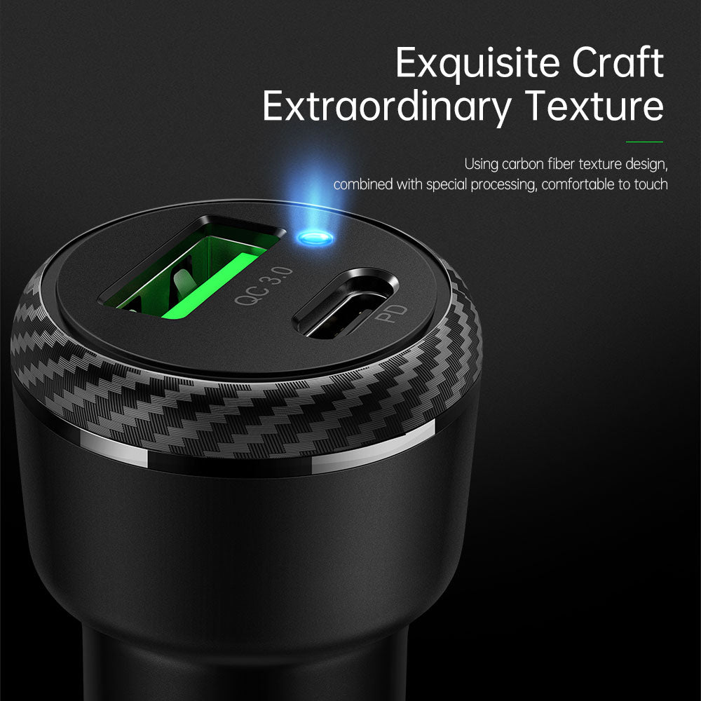 Mcdodo 38W 1C+1A PD Fast Car Charger