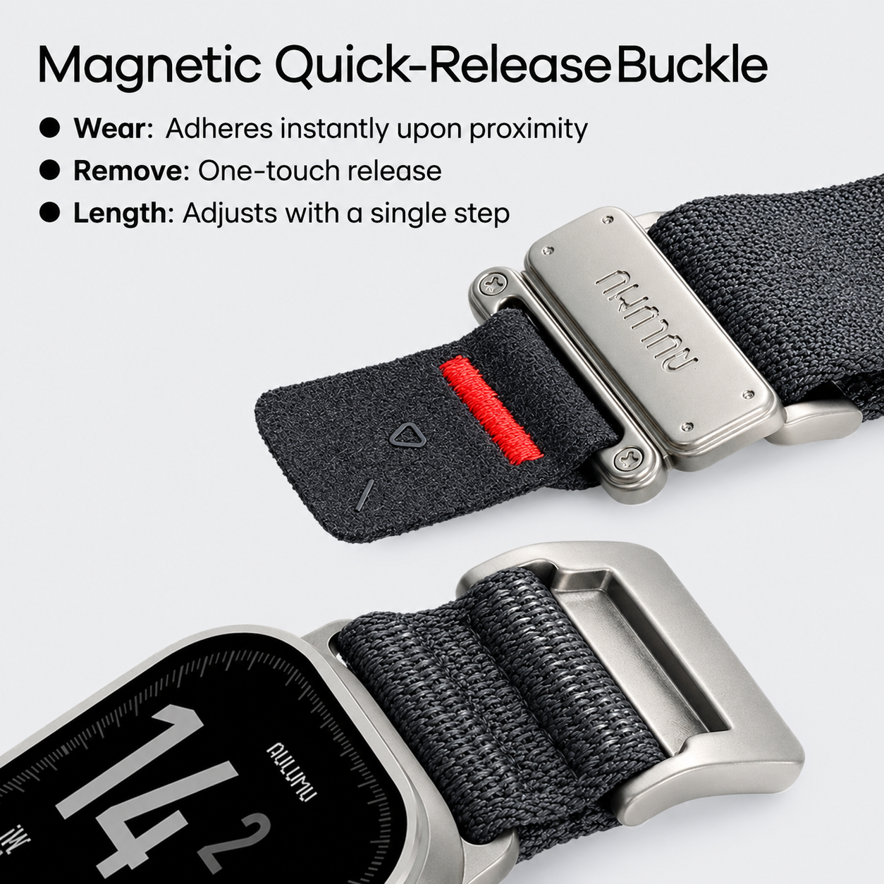 Aulumu C03 Titanium Mag Buckle Quick-Release Band