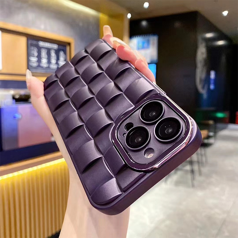 3D Checks Pattern Grid Case