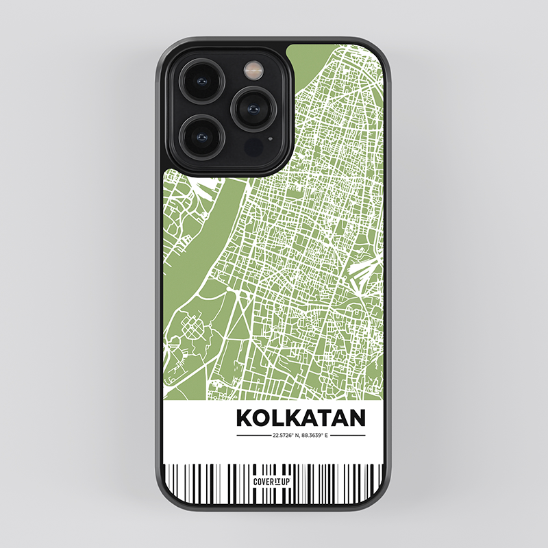 Custom My City Kolkata Glass Case