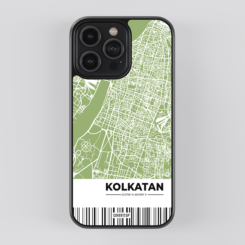 Custom My City  Kolkata Glass Case