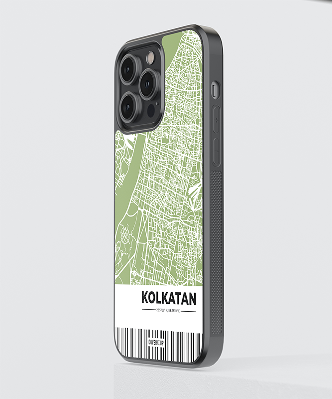 Custom My City Kolkata Glass Case