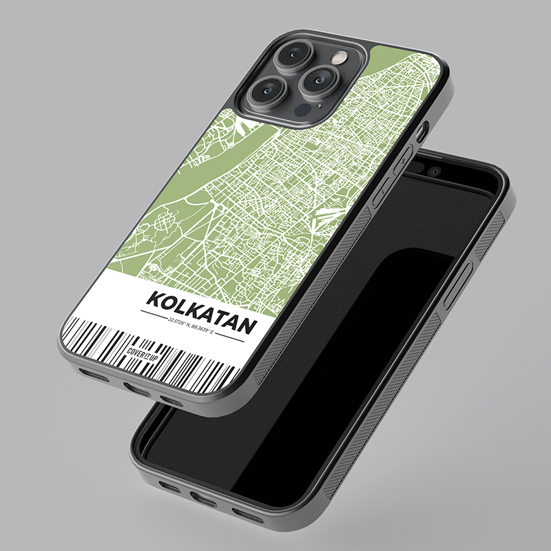 Custom My City Kolkata Glass Case